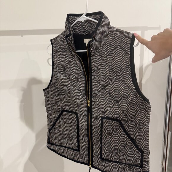 JCREW Herringbone Vest Quilted - Picture 2 of 4